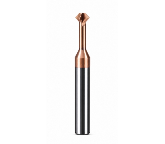 Tvrdokovová fréza pro srážení hran 90° oboustranná 12mm / L75mm / d12x6mm