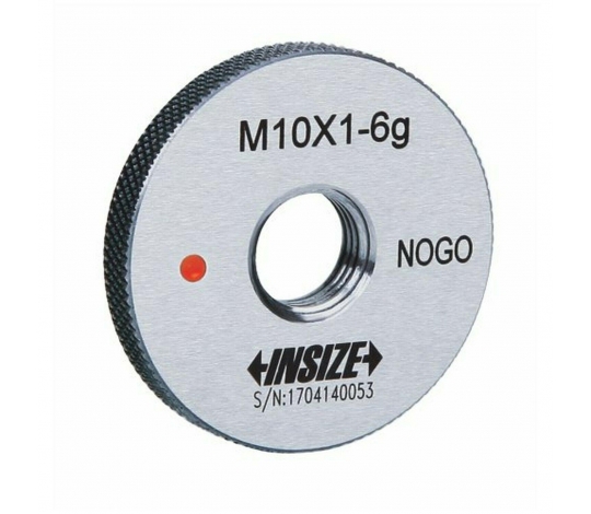 INSIZE 4129-6GHN pevný závitový kroužek MF tol. 6h ( zmetkový ) M6x0.5