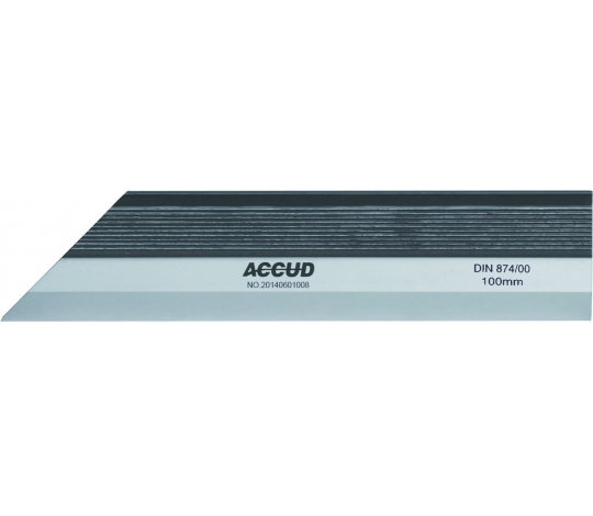 ACCUD 994-010-01 pravítko z tvrzené nástrojářské oceli 250mm, DIN874