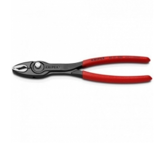 KNIPEX 8201200 TwinGrip kleště s posuvným kloubem délka 200mm ( s protiskluzovým plastovým povlakem )