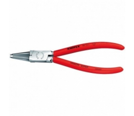 KNIPEX 4413J4 Kleště na pojistné kroužky, pro otvory 85-140 mm, rovné hroty ( rukojeti potažené plastem + chrom )