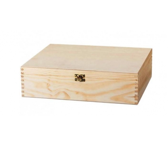 Dřevěný box 36x30x10 materiál borovice - bez povrchové úpravy