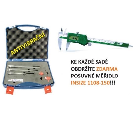 AKCE - SET-E/SDUCL - Sada vnitřních antivibračních držáků + DIGI posuvka 150mm ZDARMA