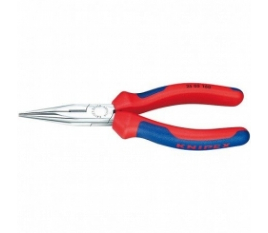 KNIPEX 2505160 půlkulaté kleště s ostřím 160mm ( rukojeti s dvousložkovým návlekem + chrom )