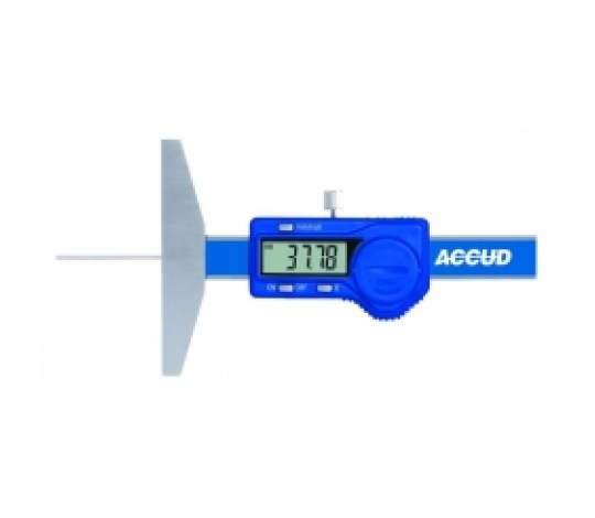 ACCUD 194-001-11 MINI digitální hloubkoměr s oválnou měřící hřídelí 25mm/1
