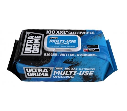 Profi čisticí ubrousky ULTRAGRIME MULTIUSE 100ks XXL