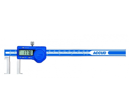 ACCUD 135-020-12 digitální posuvné měřítko pro vnitřní drážky 80-500mm ( 0.01mm/0.0005