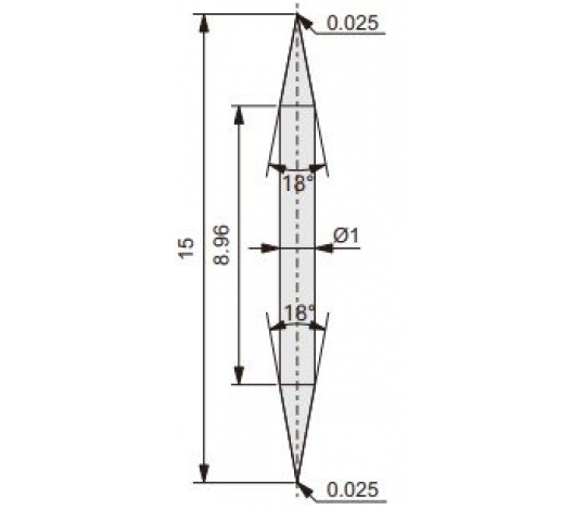 ACCUD RP-B3001 měřicí hrot pro měření drsnosti - dvousměrný