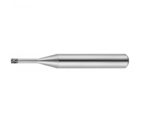 TK stopková fréza čelní s dlouhým krkem pro obrábění grafitu SGES01010, 1x1,5x10mm L50