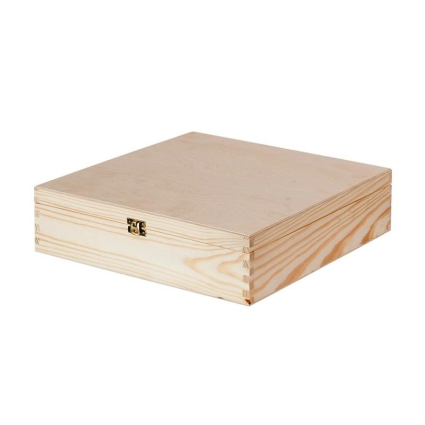 Dřevěný box 39x36x10 materiál borovice - bez povrchové úpravy