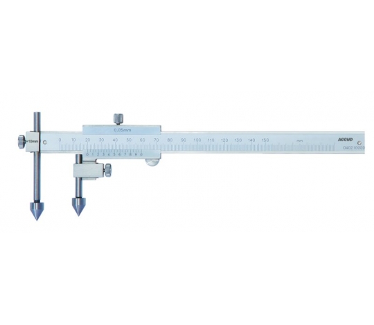 ACCUD 161-008-11 nastavitelné posuvné měřítko pro měření roztečí děr 10-200mm ( 0.02mm )