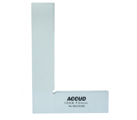 ACCUD 841-003-10 90° plochý úhelník 75x50mm ( DIN875 třída 0 )