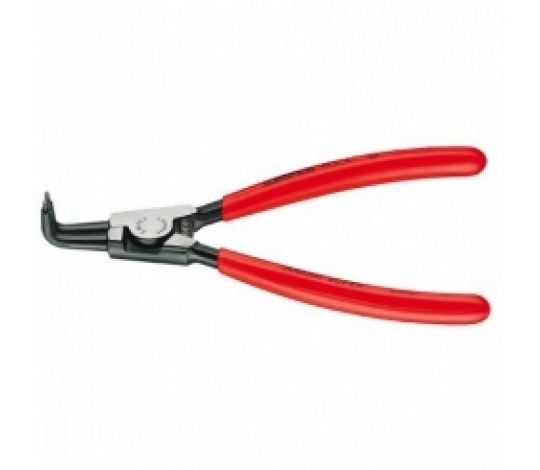 KNIPEX 4621A01 kleště na pojistné kroužky, pro hřídele 3-10 mm, zahnuté 90° ( rukojeti potažené plastem )