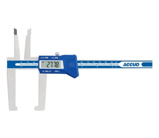 ACCUD 165-006-11 digitální posuvné měřítko pro kotoučové brzdy a třemeny 0-150mm/0-6