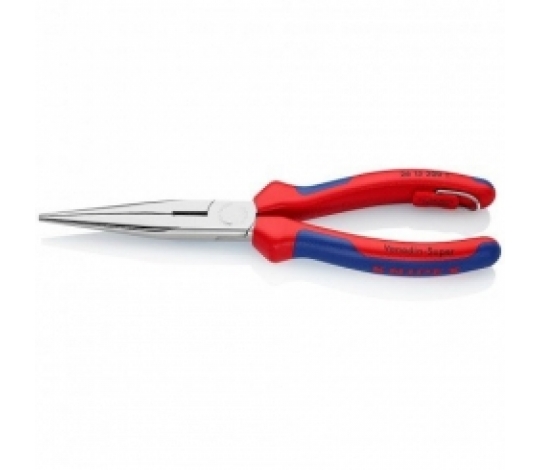 KNIPEX 2615200T půlkulaté kleště dlouhé s ostřím 200mm ( rukojeti s dvousložkovým návlekem s pojistkou + chrom )