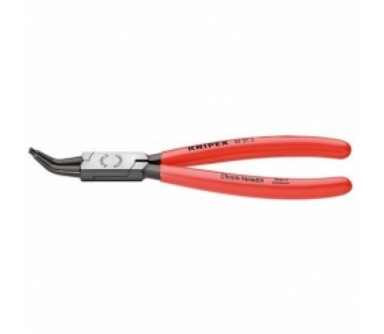 KNIPEX 4431J02 kleště na pojistné kroužky pro otvory 8-13 mm, zahnuté hroty 45° ( rukojeti potažené plastem )