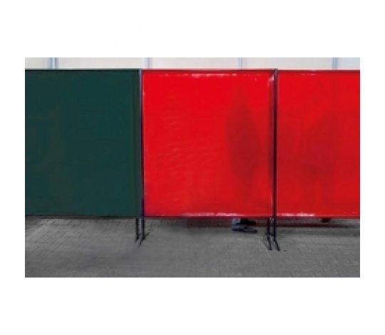 TransEco ochranná zástěna 1450 V, červená 1450 × 1870 mm
