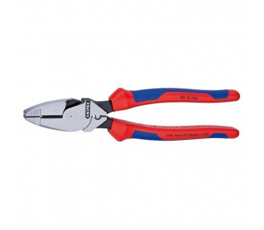 KNIPEX 0912240 silové kombinované kleště americký model 240mm ( rukojeti s dvousložkovým návlekem ) 