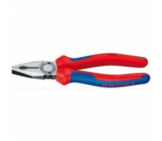 KNIPEX 0302200 kombinované kleště 200mm ( rukojeti s dvousložkovým návlekem )