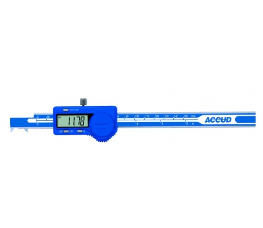 ACCUD 154-012-11 digitální posuvné měřítko háčkové 3-300mm ( 0.01mm/0.0005