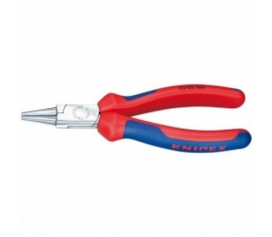 KNIPEX 2205160 kleště s kulatými čelistmi 160mm ( rukojeti s dvousložkovým návlekem + chrom )