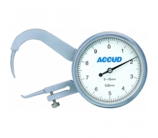 ACCUD 453-010-11 číselníkový tloušťkoměr s bodovými doteky 0-10mm ( 0.05mm )
