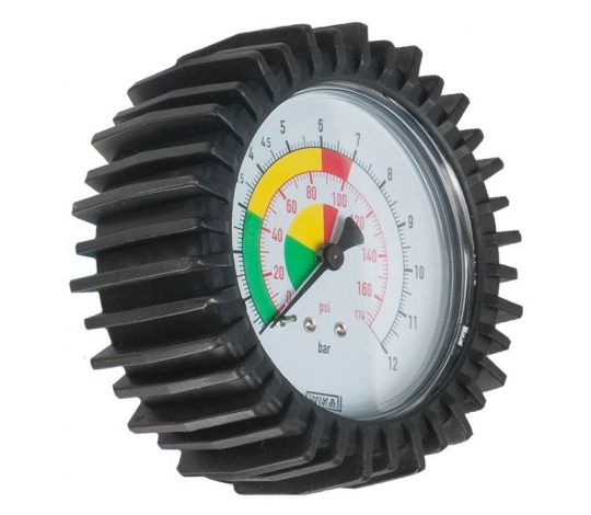 Manometr pro pneuhustič PRO Ø 80 mm, kalibrovatelný