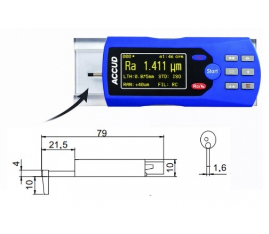 ACCUD SR200-04 doplňková sonda k SR200 pro hluboké drážky