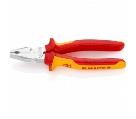 KNIPEX 0206180 silové kombinované kleště VDE 180mm ( chrom )