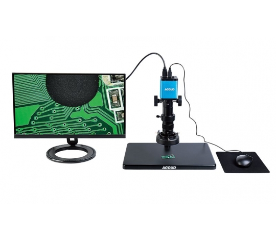 ACCUD DVM4000S video mikroskop s automatickým zaostřováním s vysokým rozlišením ( s displejem ) 0.7-4.5x