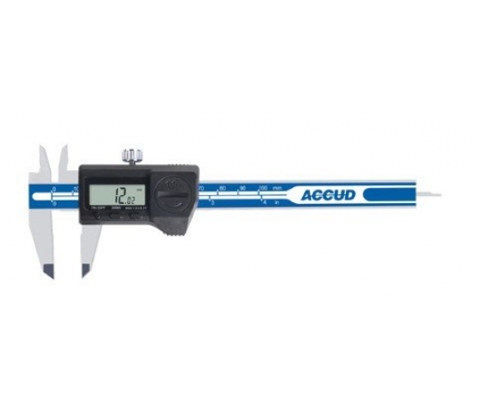 ACCUD 114-004-11 digitální posuvné měřítko 0-100mm/0-4'' MINI ( 0.01mm/0.0005