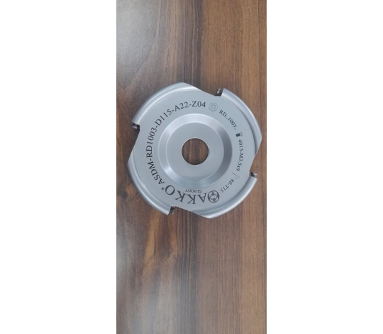 Frézovací kotouč AKKO pro úhlové brusky na dřevo, kovo a plast ASDM-RD1003-D115-A22-Z04