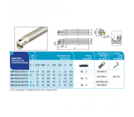 Upichovací nůž AKKO AIKT-KG-L-25-3-T7