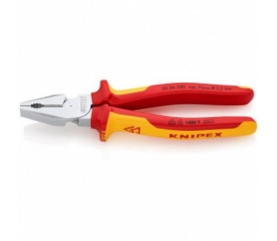 KNIPEX 0206200 silové kombinované kleště VDE 200mm ( chrom )