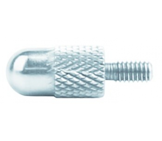 ACCUD 270-002-04 měřící dotek radiusový R2,5mm pro úchylkoměry, ocel / L20mm /