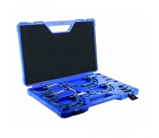 ACCUD 321-004-04 sada mikrometrů 0-100mm  (0.01mm) - blow mould set