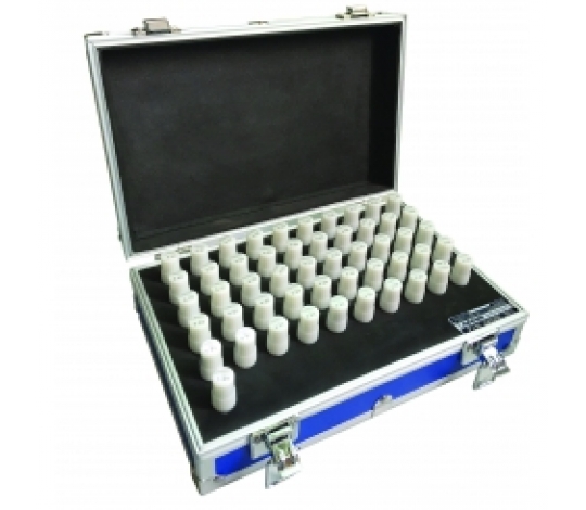 ACCUD 523-1000-101D2  sada válečkových měrek 9-10mm - po 0,02mm / 101ks / přesnost ±2µm