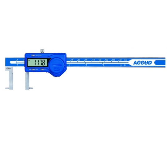ACCUD 136-006-11 digitální posuvné měřítko pro vnitřní drážky 24-150mm ( 0.01mm/0.0005