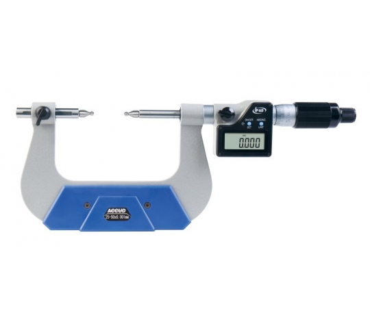 ACCUD 304-006-01 digitální mikrometr pro měření ozubených kol, 125-150mm/5-6
