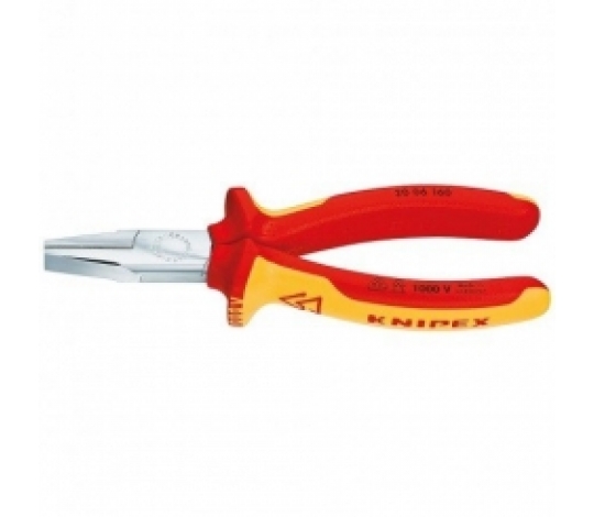 KNIPEX 2006160 kleště s plochými čelistmi VDE 160mm ( chrom )