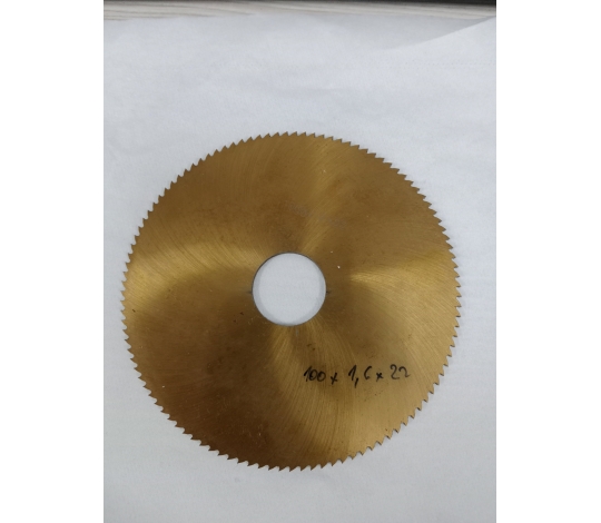 VÝPRODEJ - Pilový kotouč na kov 100x1,60x22 mm HSS