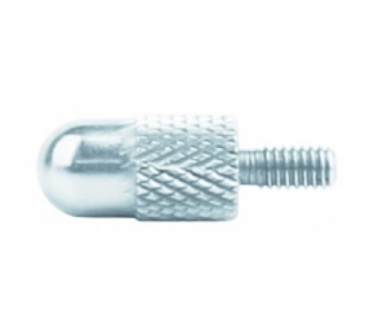 ACCUD 270-002-02 měřící dotek radiusový R2,5mm pro úchylkoměry, ocel / L10mm /