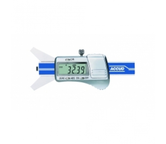 ACCUD 164-002-11 digitální posuvné měřítko pro měření radiusového sražení hrany R 0-30mm / 0-1.18
