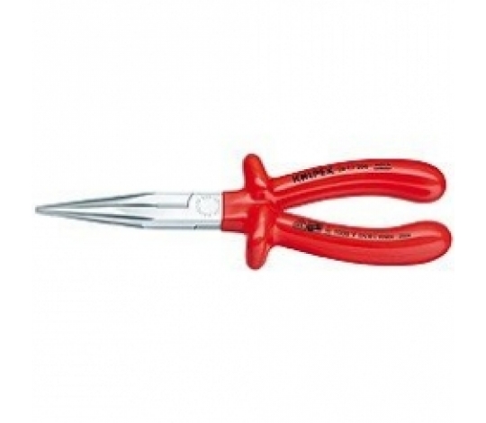 KNIPEX 2617200 půlkulaté kleště dlouhé s ostřím 200mm ( rukojeti máčené + chrom )