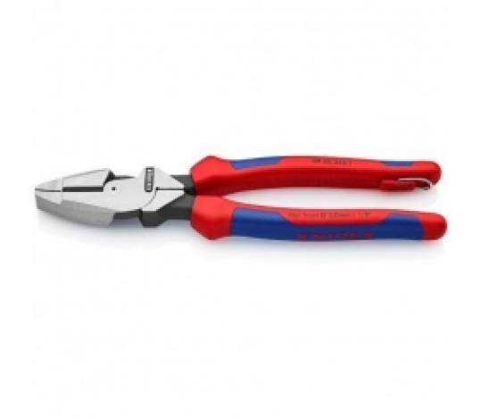 KNIPEX 0902240T kombinované kleště americký model 240mm ( rukojeti s dvousložkovým návlekem a pojistkou )