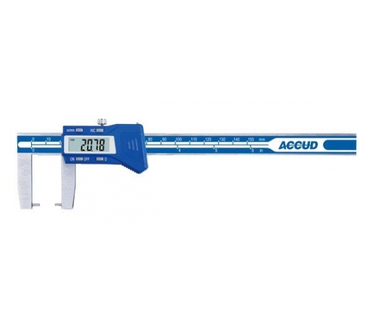 ACCUD 134-006-11 digitální posuvné měřítko pro vnější drážky 150mm/6
