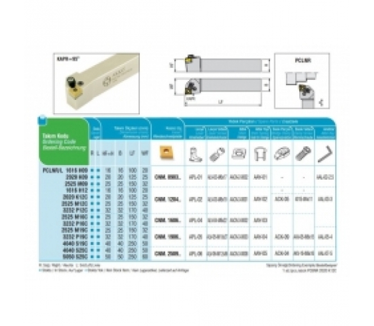 Soustružnický držák VBD PCLNR 2525 M 12 C