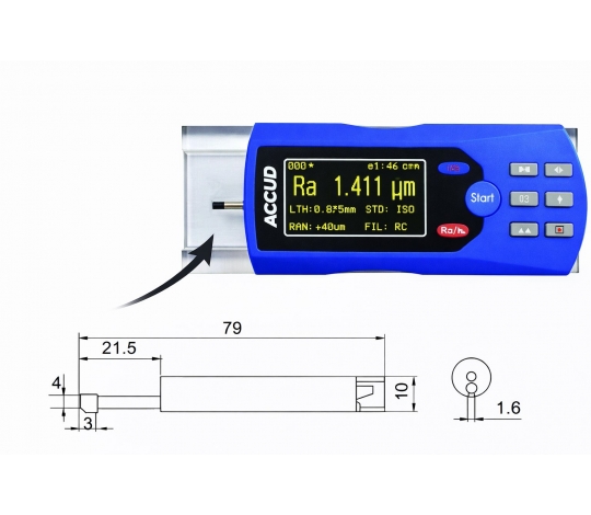 ACCUD SR200-03 doplňková sonda k SR200 pro drážky