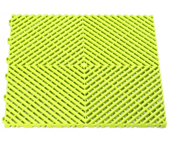 Plastová podlahová dlaždice - rohož 40x40cm ( LIME )