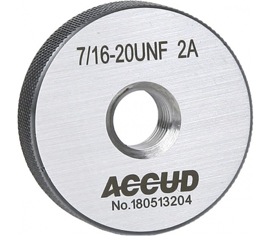 ACCUD 538-00632-UNC AMERICAN STANDARD závitový kalibr - kroužek ( zmetkový ) 2A, ANSI B1.2 / 6-32UNC /